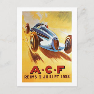 ACF Reims 3 juillet 1938 Briefkaart