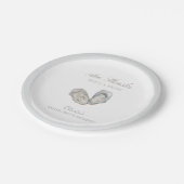 Ach gossie ze is een bruid vrijgezellenfeest papieren bordje (Gekanteld)