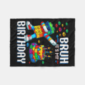 Ach man, het is mijn verjaardag Master Builder die Fleece Deken (Voorkant (Horizontaal))