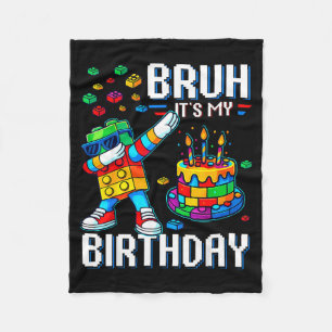 Ach man, het is mijn verjaardag Master Builder die Fleece Deken