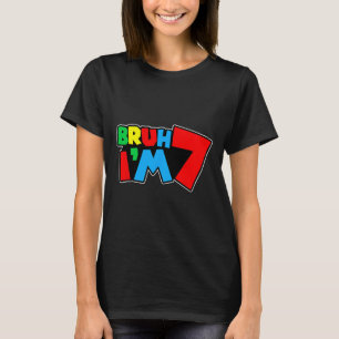 Ach man ik ben 7 Het is mijn 7e verjaardag Zeven 7 T-shirt