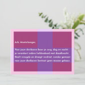 Ach, Mantelzorger Bedankkaart (Staand voorkant)