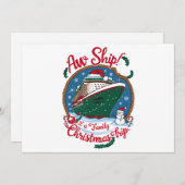 Ach Schat Het Is Een Kerstcruise Met Het Gezin Feestdagenkaart (Voorkant / Achterkant)