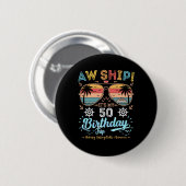 Ach schat! Het is mijn 50ste verjaardagsreis Verja Ronde Button 5,7 Cm (Voorkant /achterkant)