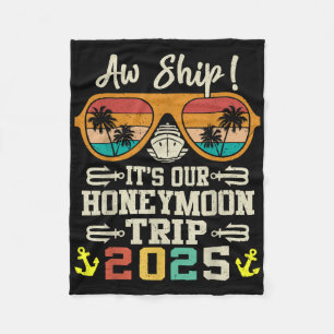 Ach Schat Het Is Onze Honeymoon Trip 2025 Koppels  Fleece Deken