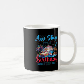Ach scheeps een verjaardagsreis zomer vakantie cru koffiemok