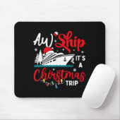 Ach Scheeps Kerst Reis Cruise Kerstlichten Holi Muismat (Met muis)