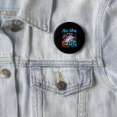 Ach, scheepsreis, het is mijn 10e verjaardagscruis ronde button 5,7 cm (In situ)