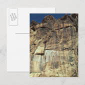 Achaemenid rock relief van koning Darius I Briefkaart (Voorkant / Achterkant)