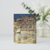 Achaemenid rock relief van koning Darius I Briefkaart (Staand voorkant)