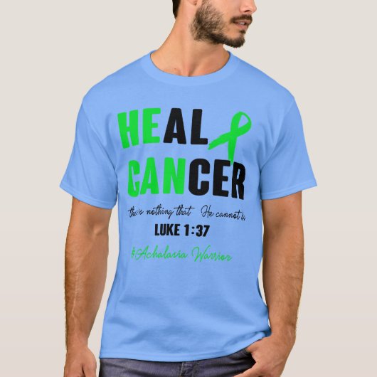 Achalasia Awareness Ribbon Support Giften T-shirt (Voorkant)