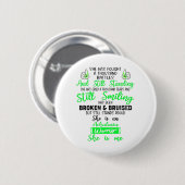 Achalasia Syndrome Warrior Gifts Ronde Button 5,7 Cm (Voorkant /achterkant)