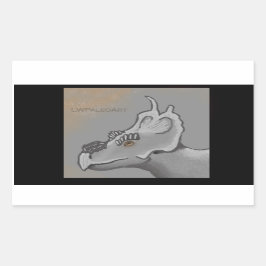 Achelousaurus Rechthoekige Sticker