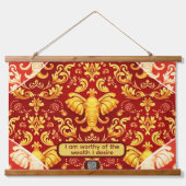 Achempong Aanpasbare Huisdecoratie: Gepersonalisee Hangend Wandkleed (Voorkant)