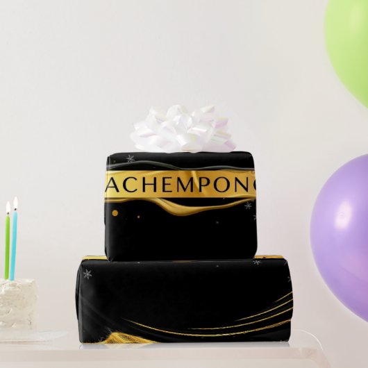 Achempong: Auric Cascade | |Liquid Gold Opulence   Cadeaupapier (Feestgeschenken)