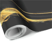 Achempong: Auric Cascade | |Liquid Gold Opulence   Cadeaupapier (Rol Hoek)