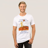 Achempong Basketball-Shirt | Game On. Hustle Hard. Tri-Blend Shirt (Voorkant volledig)