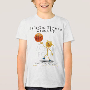 Achempong BB - Game On; Tijd om te kraken Tri-Blend Shirt