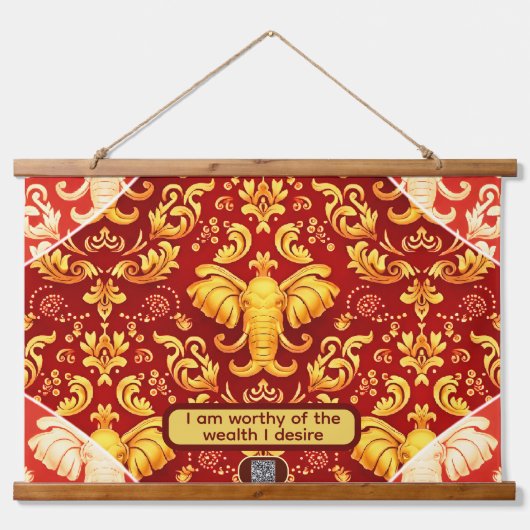 Achempong Customizable Home Decor: Personalized El Hangend Wandkleed (Voorkant)