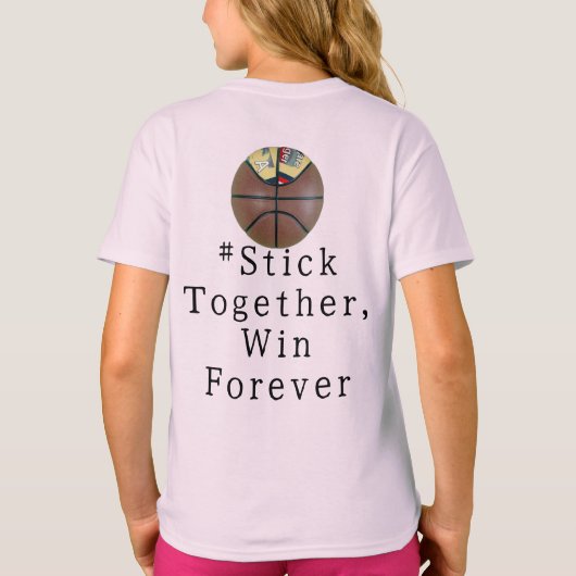 Achempong Game On. Lach hard. bij elkaar blijven T-shirt (Achterkant)