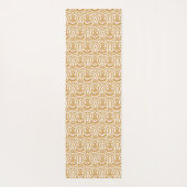 Achempong God Is Love Star Aztec Gold & white gift Yogamat (Achterkant)