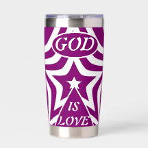 Achempong God Is Love Star Deep Paars 