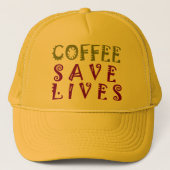 Achempong "Koffie redt levens" | Barista's & Koffi Trucker Pet (Voorkant)