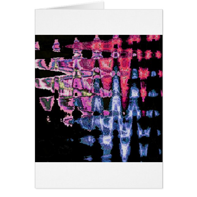 Achempong Modern Synthwave: Roze Blauwe Abstracte  (Voorkant)