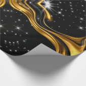 Achempong Signature: Premium Liquid Gold Pattern W Cadeaupapier (Hoek)