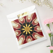 Achempong: Starburst | Diep karmozijn en luxe goud Bedankzakje (Gezegeld)