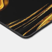 Achempong Swirl Liquid Gold Black Monochrome Art Bureaumat (Hoek)