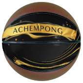 Achempong: The Auric Cascade Game of Champions Lux Basketbal (Voorkant)