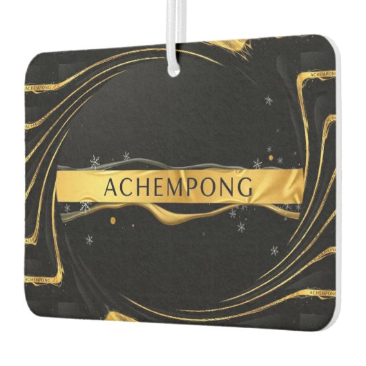 Achempong: The Auric Cascade | Opulent Liquid Gold Luchtverfrisser (Links)