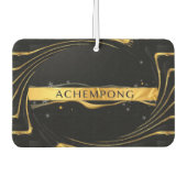 Achempong: The Auric Cascade | Opulent Liquid Gold Luchtverfrisser (Voorkant)