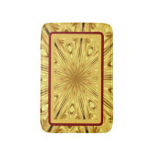 Achempong: The Gilded Zenith Opulent Swirl Crimson Badmat (Voorkant Verticaal)