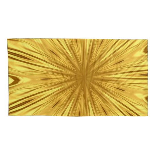 Achempong: The Gilded Zenith Opulent Swirl Liquid Kussensloop (Achterkant-Rechts)