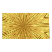 Achempong: The Gilded Zenith Opulent Swirl Liquid Kussensloop (Achterkant-Links)