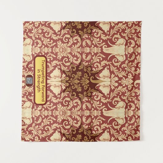 Achempong Trumpeting Forward: A Timeless Statement Wandkleed (Voorkant (horizontaal))