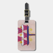 Achempong's Artful Inspirerend Cupcake Couture Bagagelabel (Voorkant verticaal)