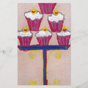 Achempong's Artful Inspirerend Cupcake Couture Briefpapier