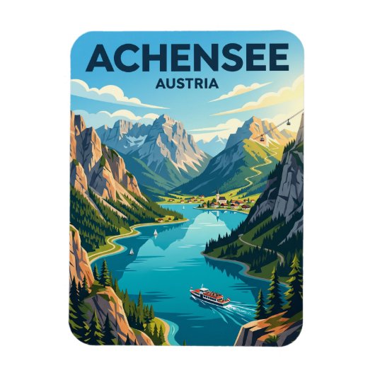 Achensee Oostenrijk Magneet (Verticaal)