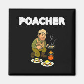 Acher Fishing Tee Fishing Gift Hunting Gift Funny Magneet (Voorkant)