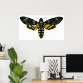 Acherontia atropos (Death's Head Hawkmol) Poster (Thuiskantoor)