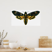 Acherontia atropos (Death's Head Hawkmol) Poster (Keuken)