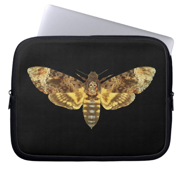 Acherontia Lachesis - Death's-head Hawkmol Laptop Sleeve (Voorkant)