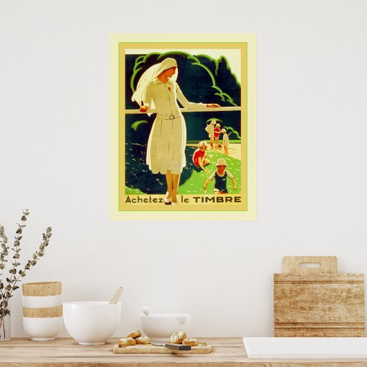 Achetez Le Timbre ~  Franse Wereldoorlog 1 Poster (Keuken)