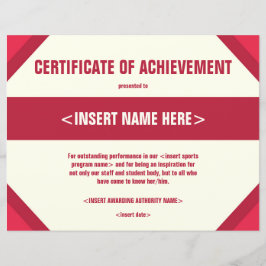 Achevementscertificaat