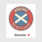 Achfary, Schotland Sticker (Vel)