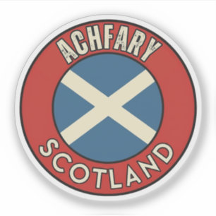 Achfary, Schotland Sticker