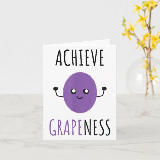 Achieve Gness - Kawaii Style G  Kaart (Gele Bloem)